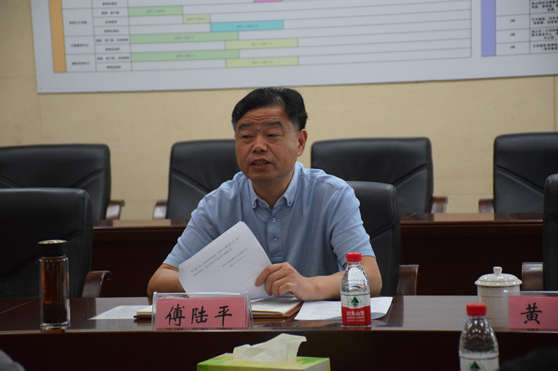 市人大常委会副主任傅陆平督查校园改造扩建工程