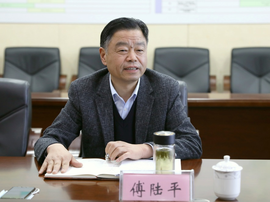 市人大常委会副主任傅陆平调研我校校园改造扩建工程